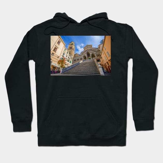 The Amalfi Cathedral bell tower in Amalfi, Italy Hoodie by mitzobs